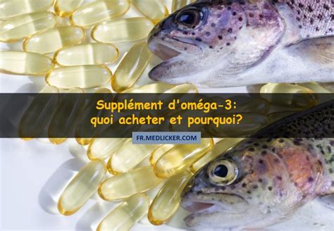 omega 3 supplerent quoi